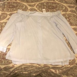 Loft off the shoulder top